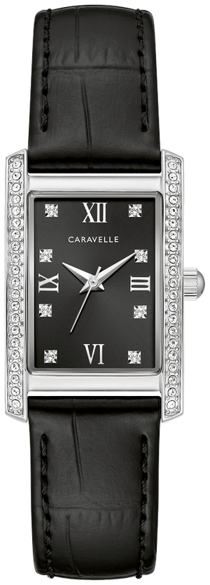 Caravelle Crystal Ladies Watch