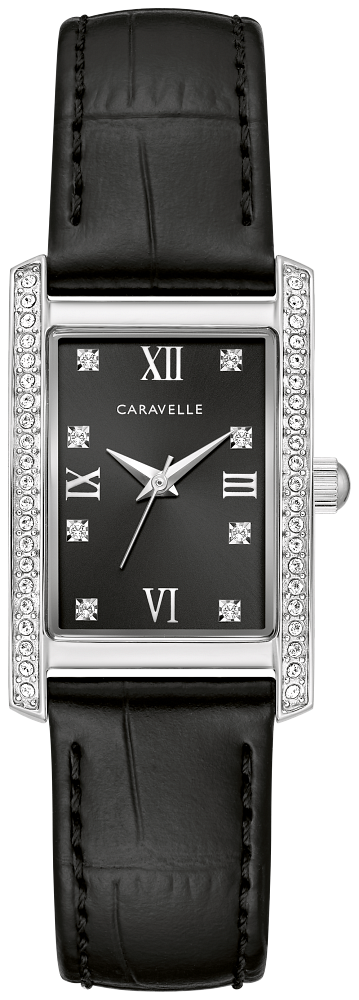 Caravelle Crystal Ladies Watch