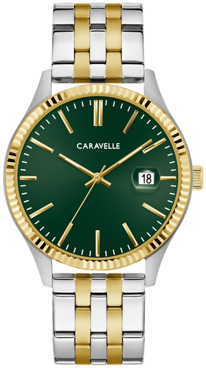 Caravelle Gents Dress Watch - Green