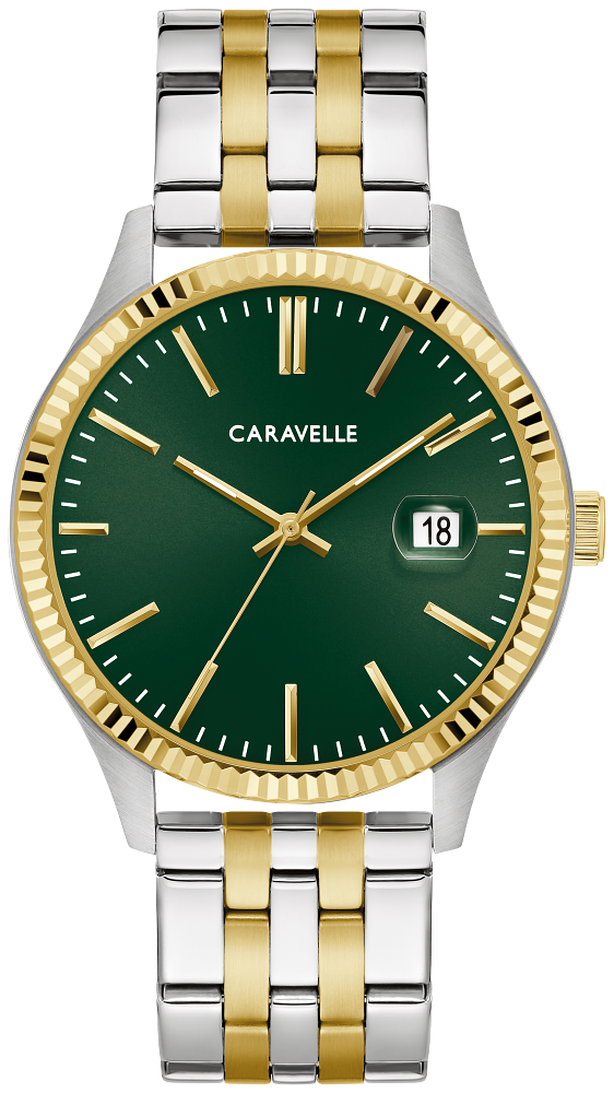 Caravelle Gents Dress Watch - Green