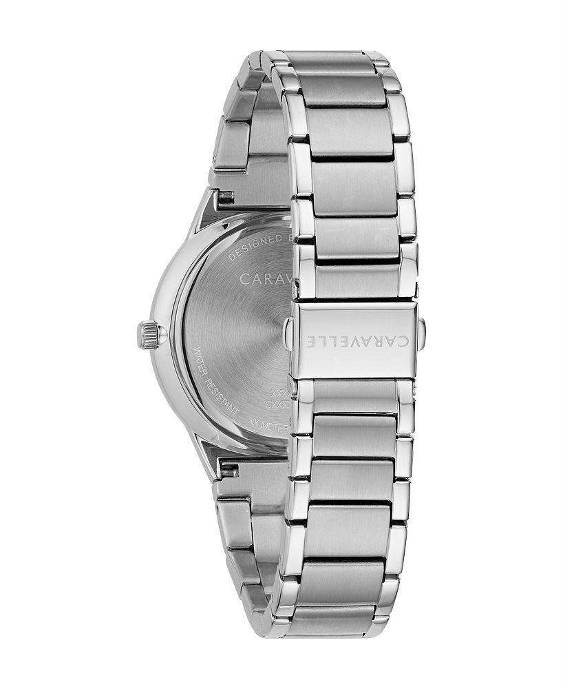 Caravelle Gents Watch Modern 1 Diamond - Black Dial