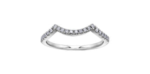 Ladies 14KT White Gold Diamond Estoria Engagement Ring (1.00TDW)