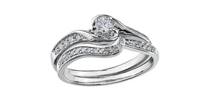 Engagement Ring 10 Karat Gold - Canadian Diamond