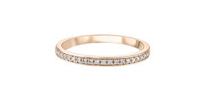 Diamond Band 10 Karat Gold (0.10TDW)