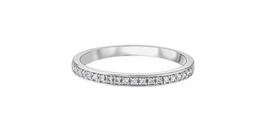 Diamond Band 10 Karat Gold (0.10TDW)