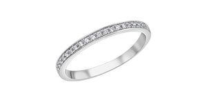 Diamond Band 10 Karat Gold (0.10TDW)