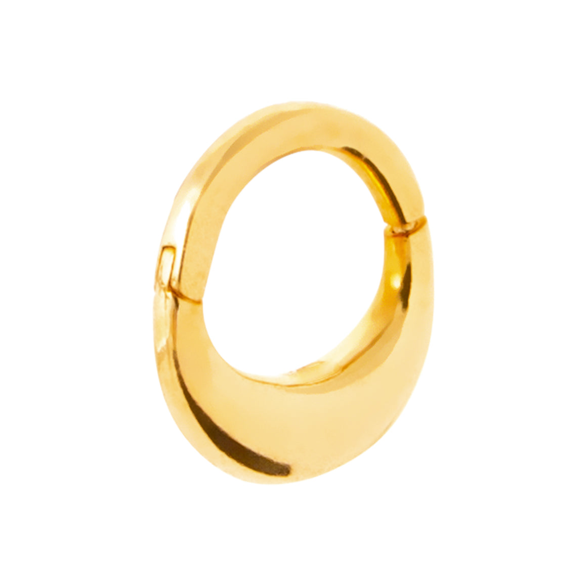 "Romance" 18k gold-plated cartilage piercing - 3 microns 9mm RO10-11