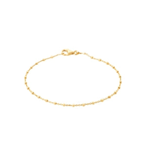 "Romance" 18k gold-plated bracelet - 3 microns 7,5" RO60-19
