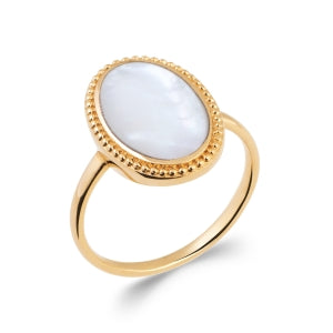 "Romance" 18k gold-plated ring - 3 microns RO70-18