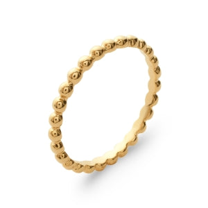 "Romance" 18k gold-plated ring - 3 microns RO70-28
