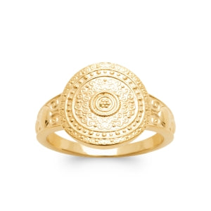 "Romance" 18k gold-plated ring - 3 microns RO70-41