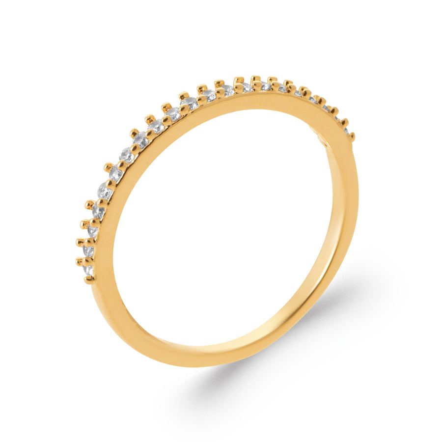 "Romance" 18k gold-plated ring - 3 microns RO70-49