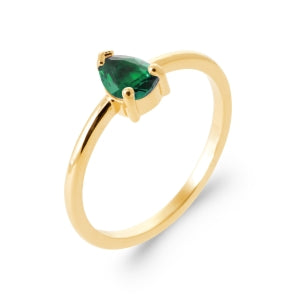 "Romance" 18k gold-plated ring - 3 microns RO70-4