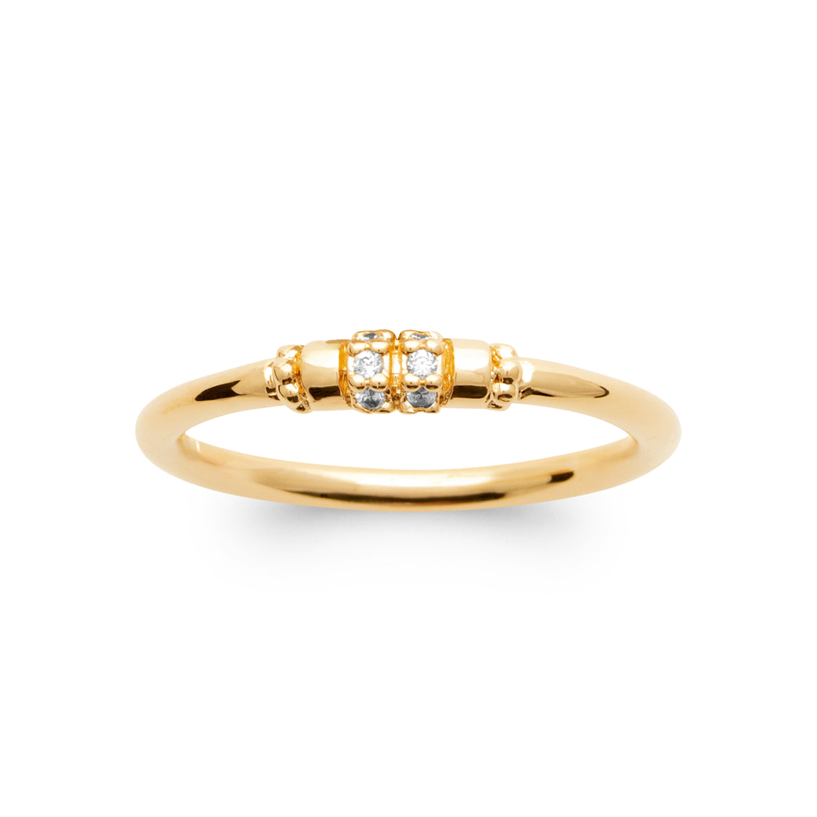 "Romance" 18k gold-plated ring - 3 microns RO70-50