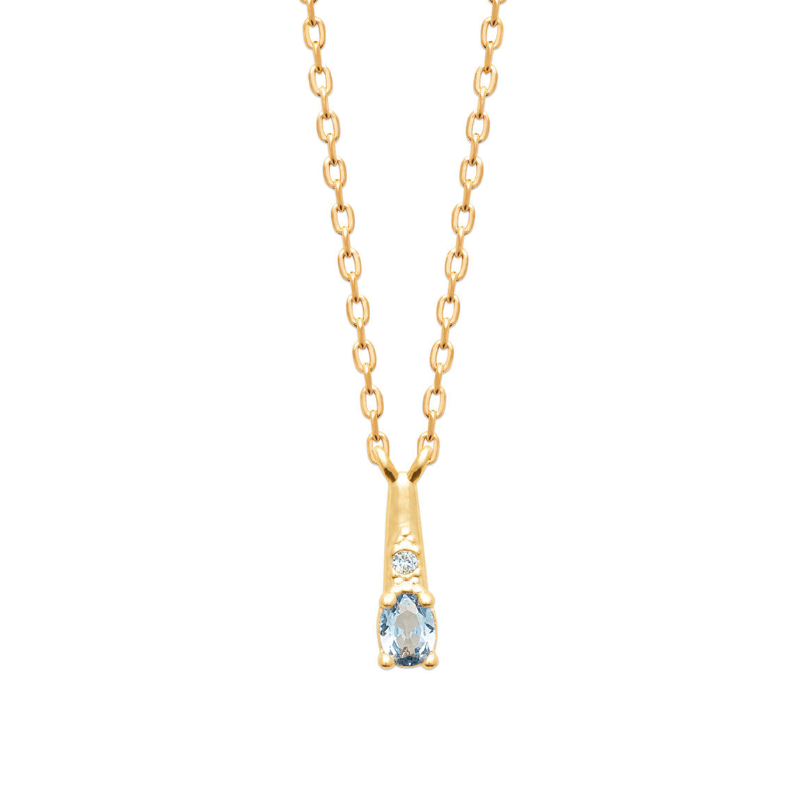 "Romance" 18k gold-plated Necklace - 3 microns 18" RO80-47