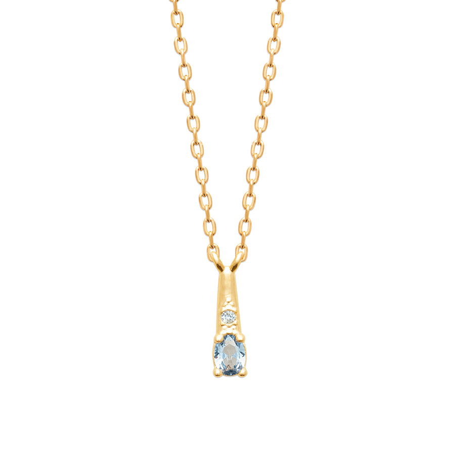 "Romance" 18k gold-plated Necklace - 3 microns 18" RO80-47