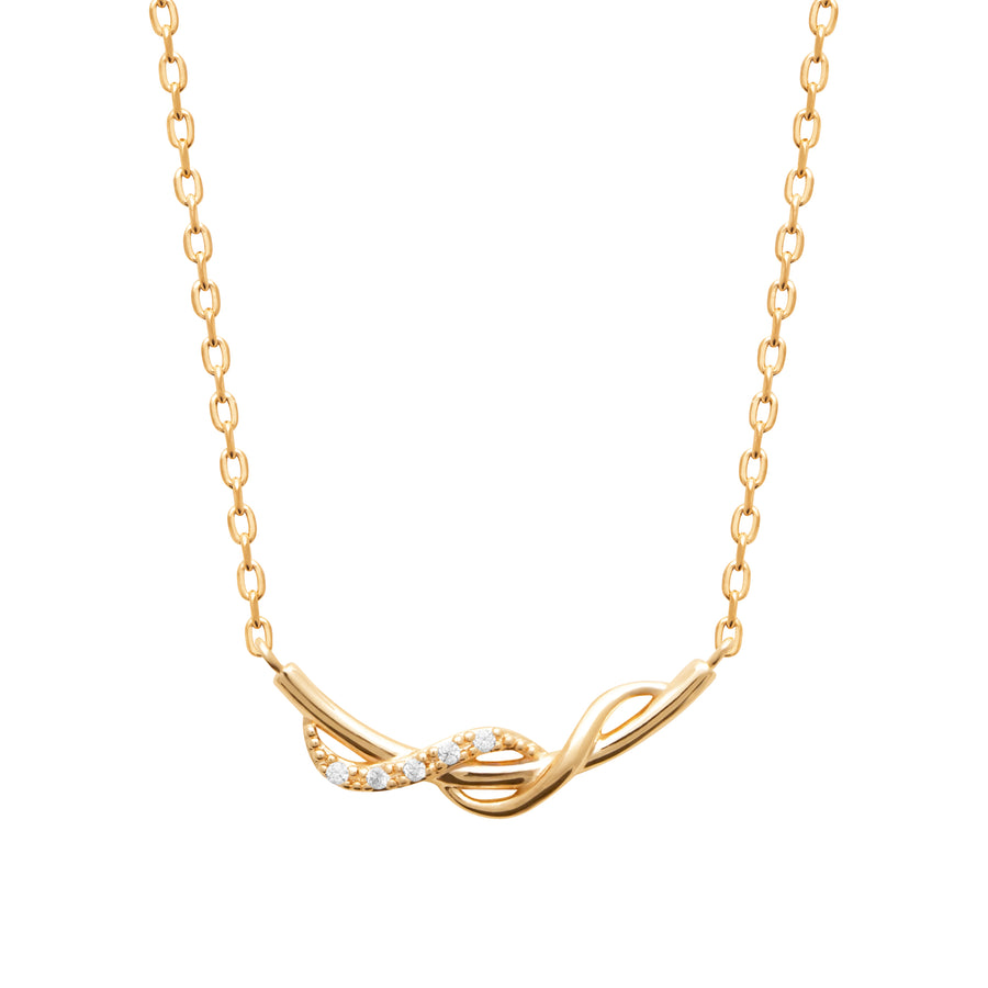 "Romance" 18k gold-plated Necklace - 3 microns 18" RO80-49