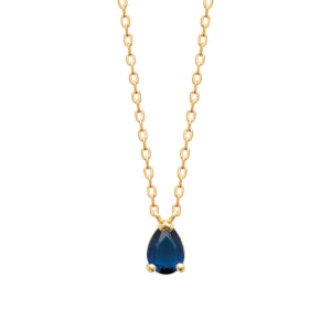 "Romance" 18k gold-plated Necklace - 3 microns 18" RO80-5