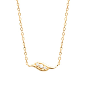 "Romance" 18k gold-plated Necklace - 3 microns 18" RO80-6