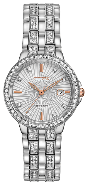 Citizen Eco-Drive Silhouette Crystal Ladies Watch