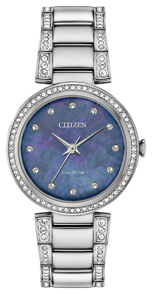 Citizen Eco-Drive Silhouette Crystal Watch