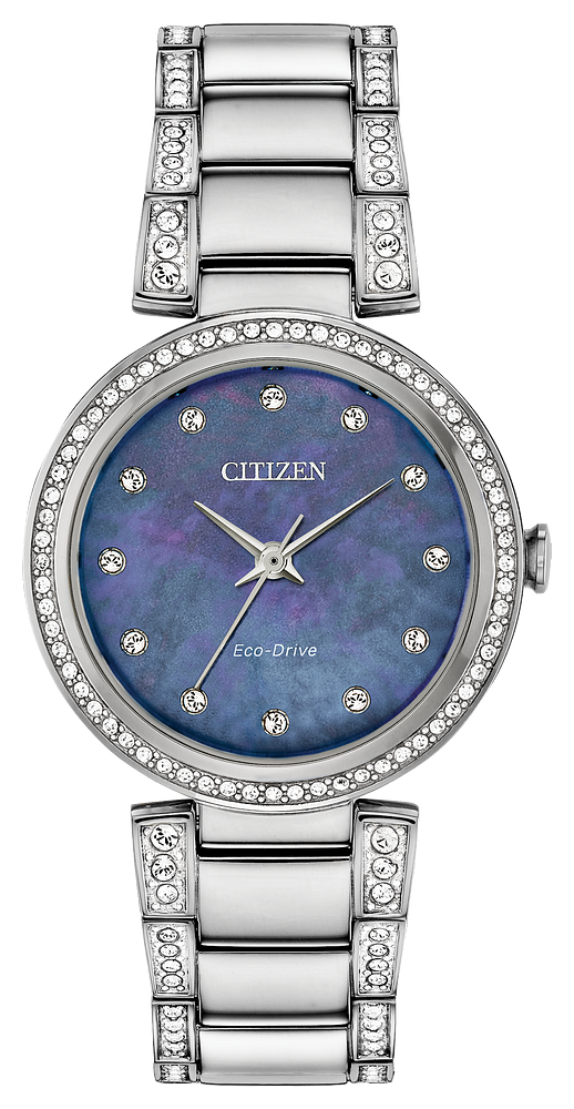 Citizen Eco-Drive Silhouette Crystal Watch