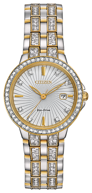 Citizen Eco-Drive Silhouette Crystal Watch