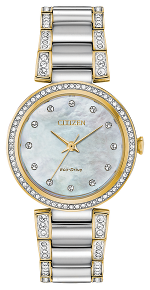 Citizen Eco-Drive Silhouette Crystal Watch