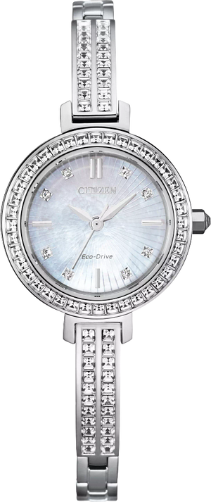 Citizen Eco-Drive Silhouette Crystal Watch