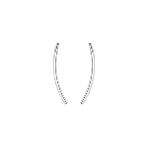 Earrings - Sterling Silver 925 Mini Curved Ear Climbers