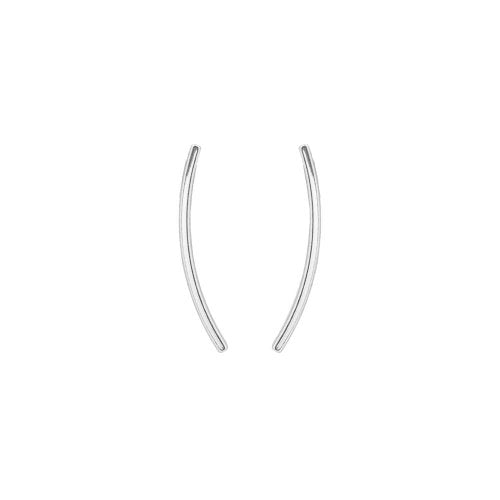 Earrings - Sterling Silver 925 Mini Curved Ear Climbers