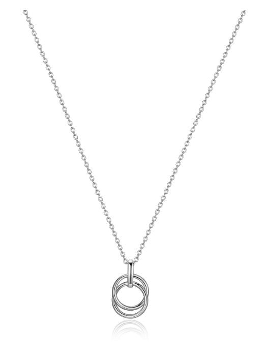 ELLE "LYRA" RHOD PLTD  NECKLACE 16"+3" EXTENSION