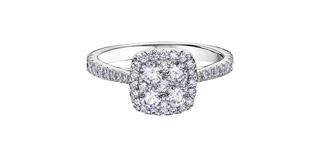 14K WG Estoria Diamond Ring