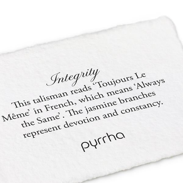 INTEGRITY RING PYRRHA TALISMAN RING - SIZE 7